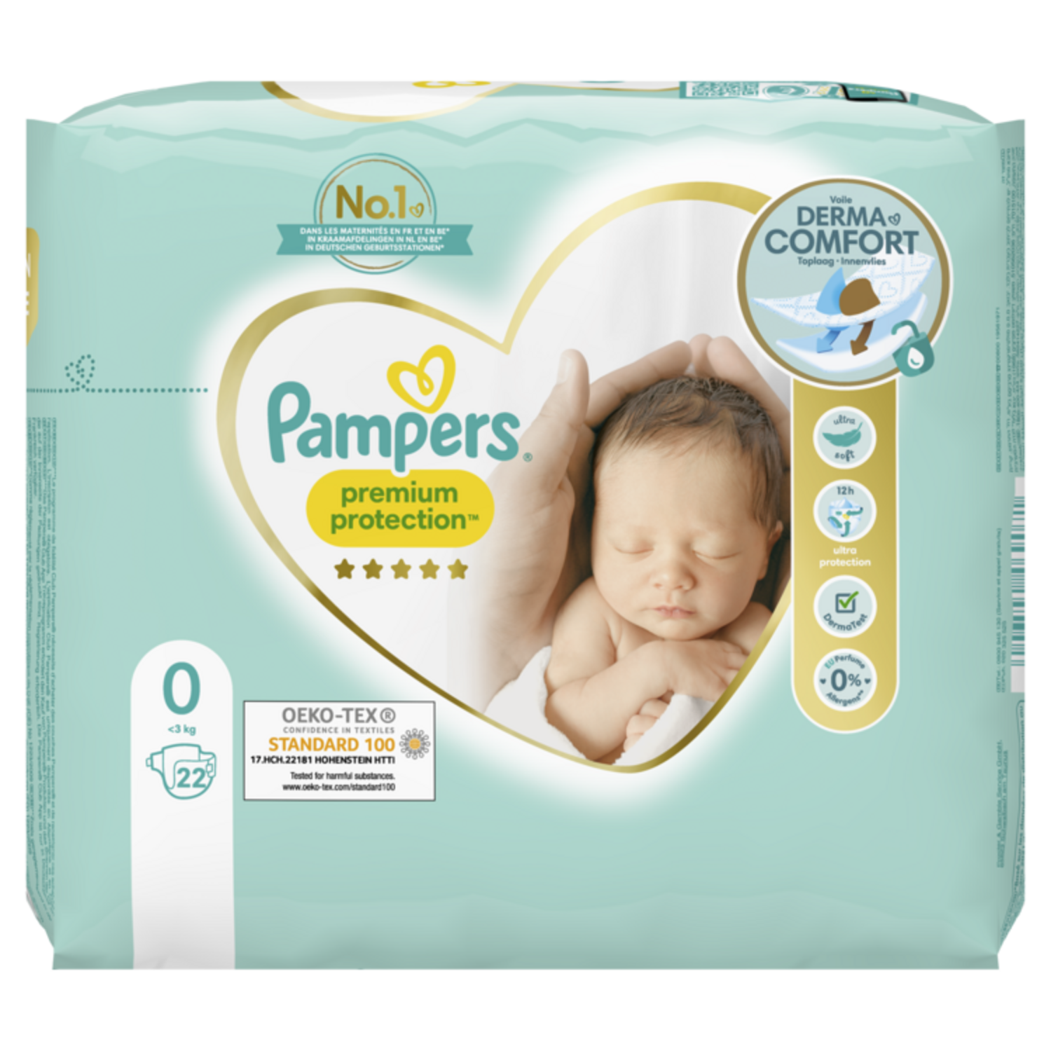 auchan pampers premium care 0