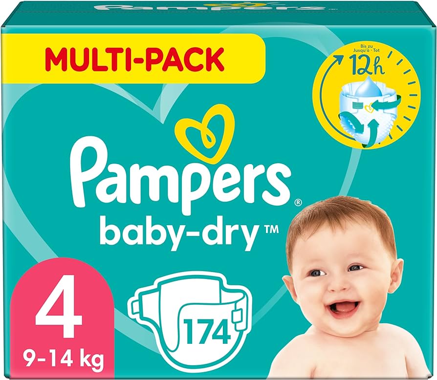 pieluszki pampers 4 najtaniej 174 szt