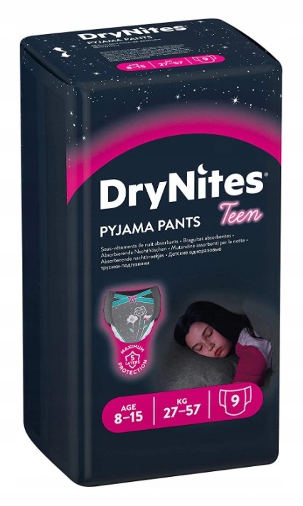 drynites czy pampers 6