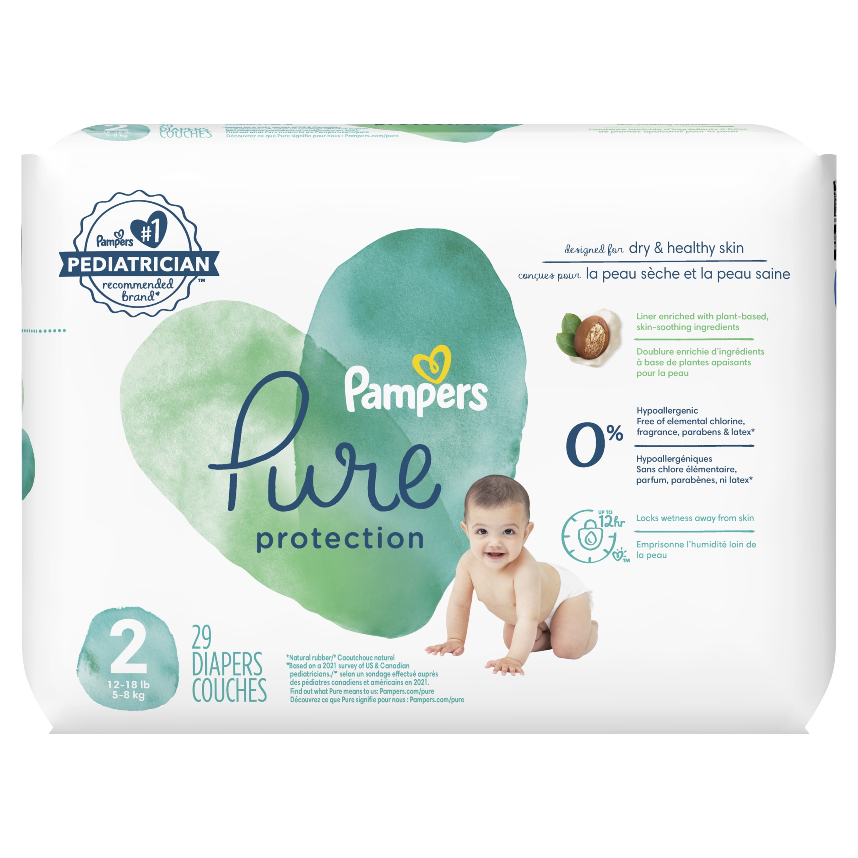 pampers pure protection 2szt