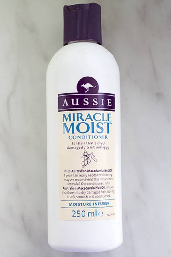 aussie miracle moist odżywka do włosów suchych i zniszczonyc