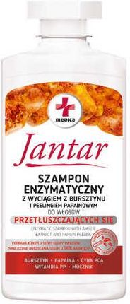 jantar medica szampon enzymatyczny 330 ml włosy przetłuszczające się