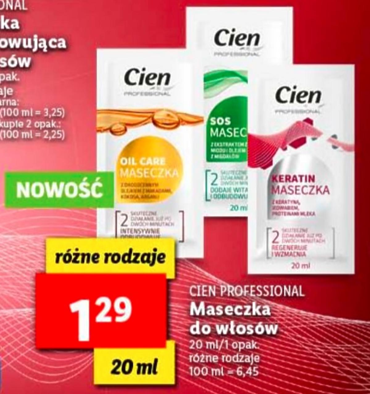 lidl cien do włosów cienkich odżywka