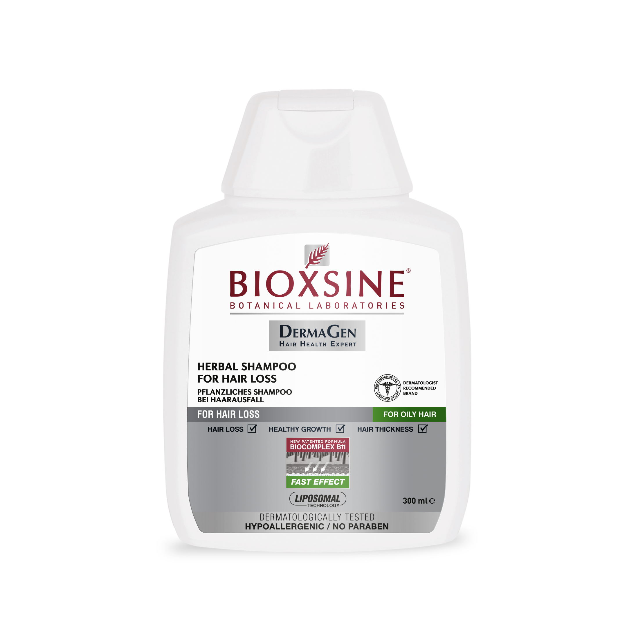 bioxsine dermagen szampon przeciwko wypadaniu włosów przeciwłupieżowy 300 ml