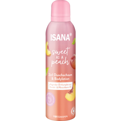 isana cream peach pianka do twarzy