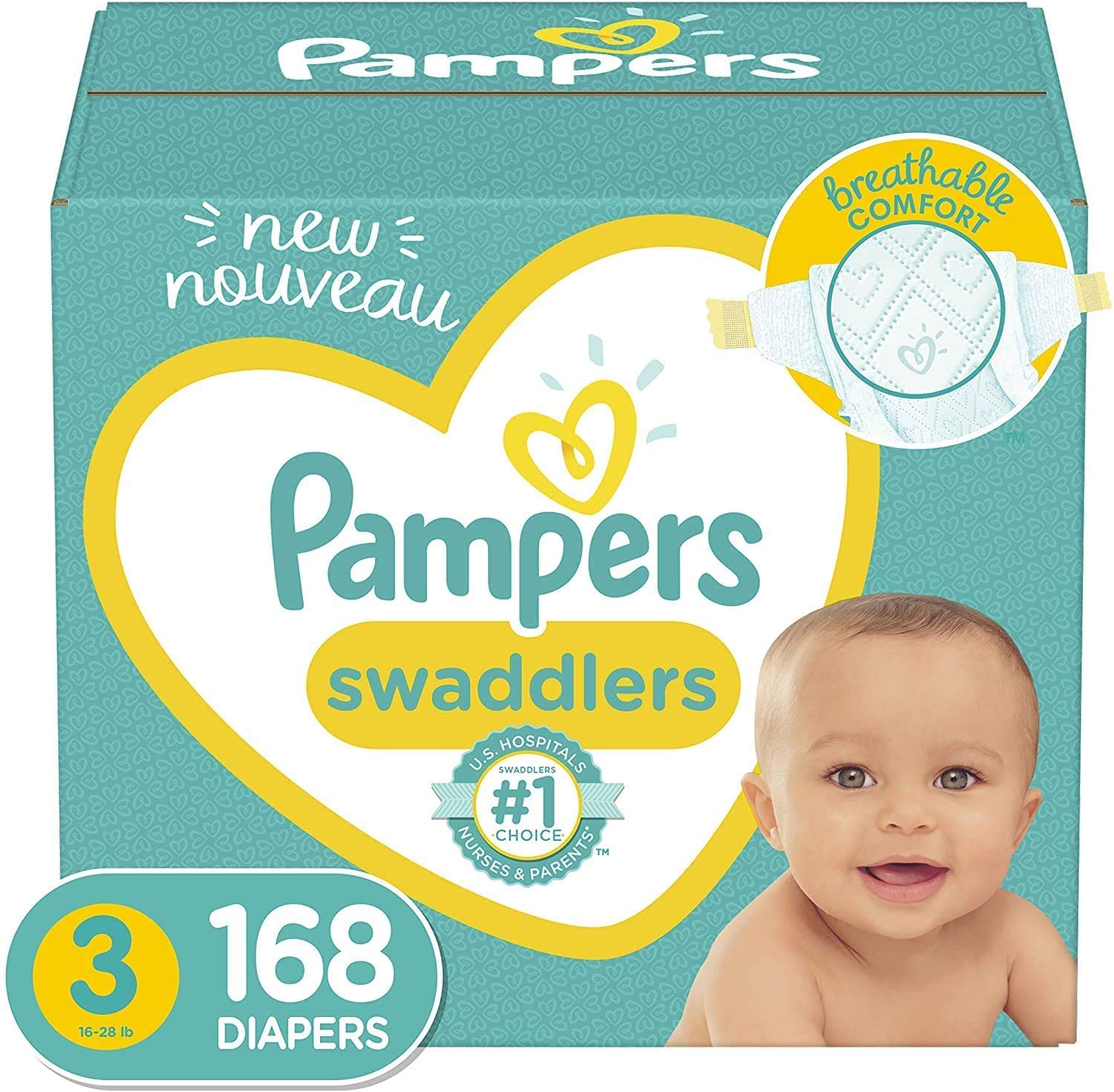 pampers swaddlers size 3