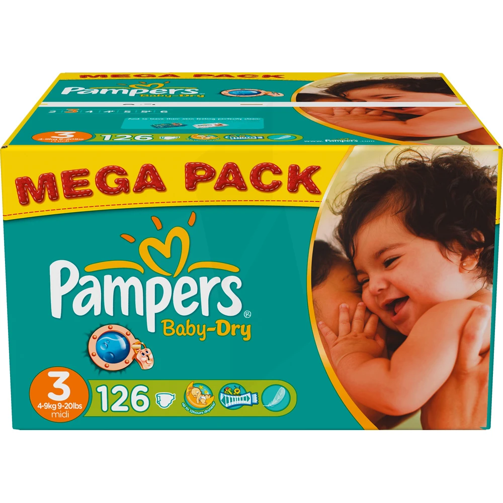 pampers active baby 3 126