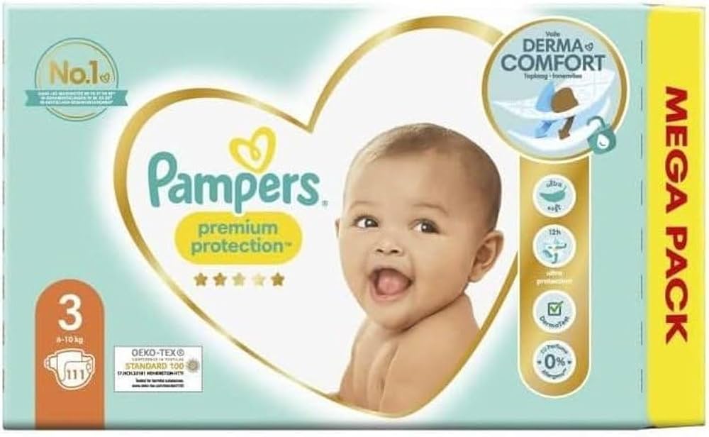 mega pack pampers size 3