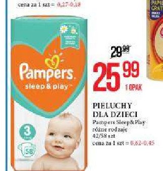 pieluchy pampers sleep&play promocja sklepy