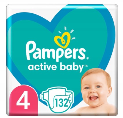 allegro pampers 132 szt