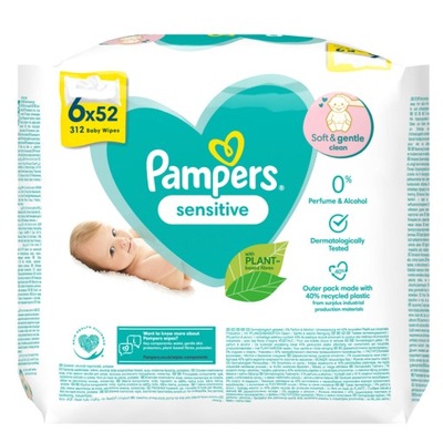 pampers chusteczki 6x64 sensitive