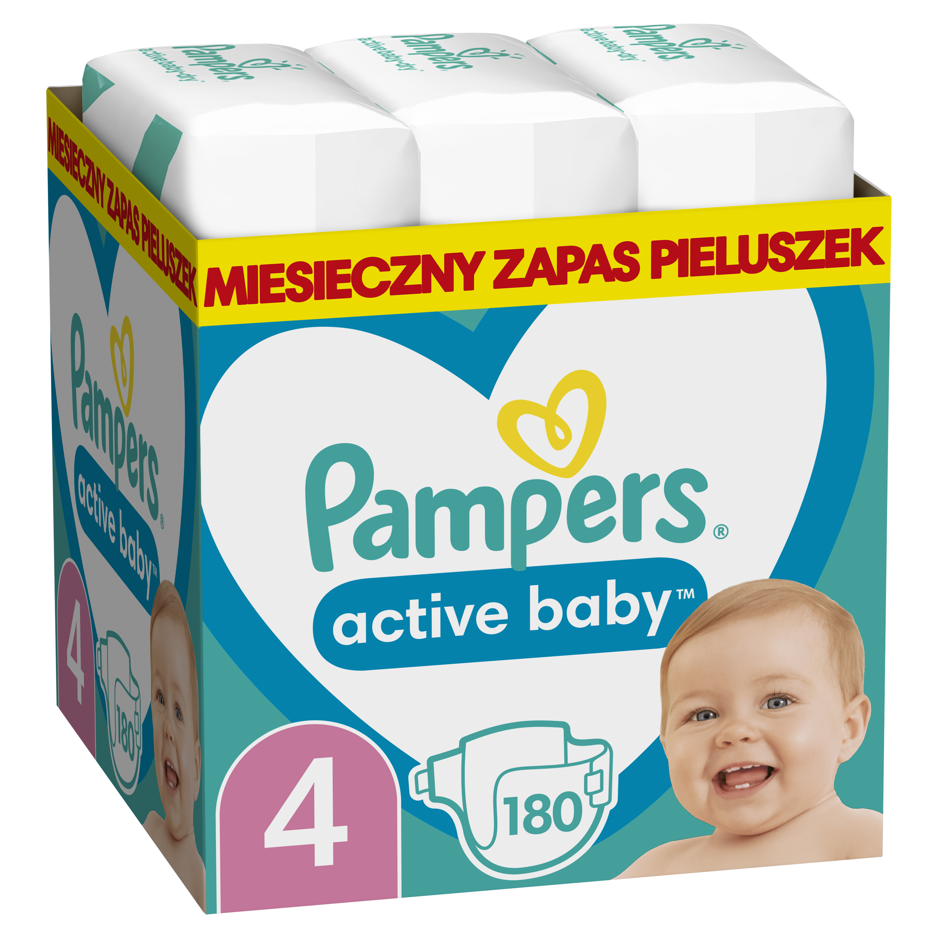 pampers pieluszki 4 174 sztuk