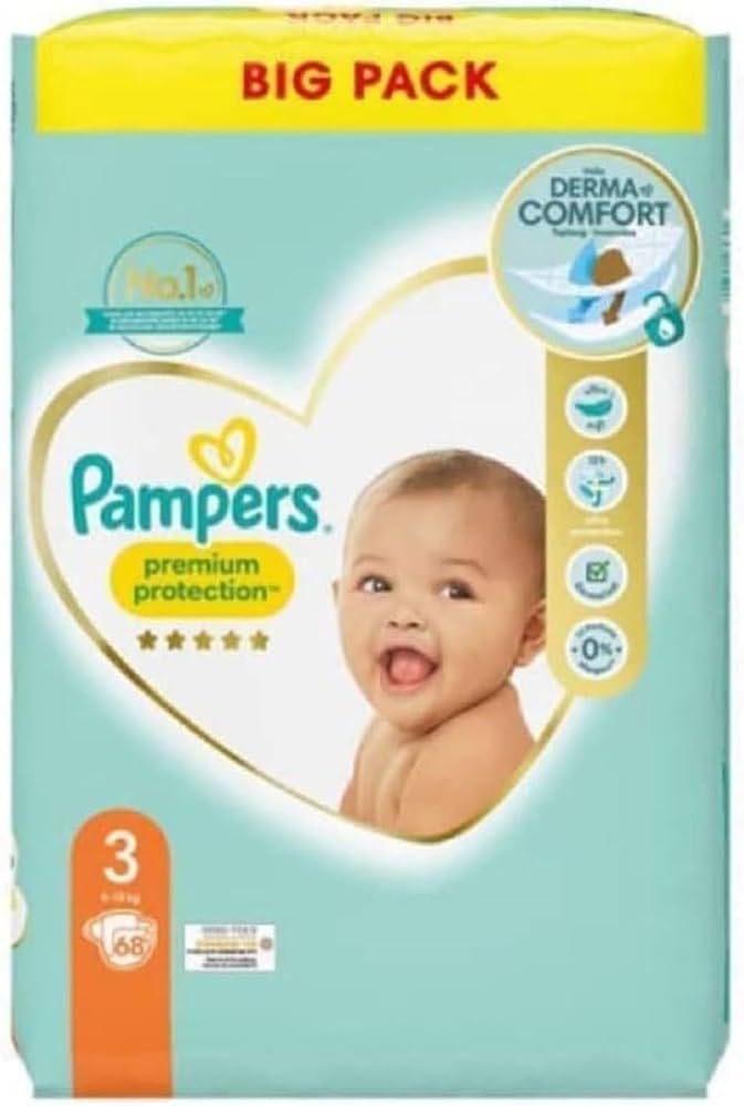 pieluchy jumbo pampers 3