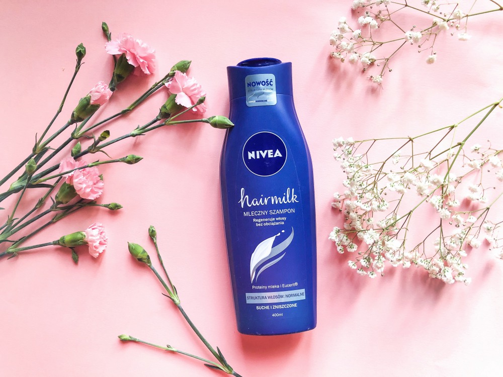 nivea hairmilk szampon mleczny