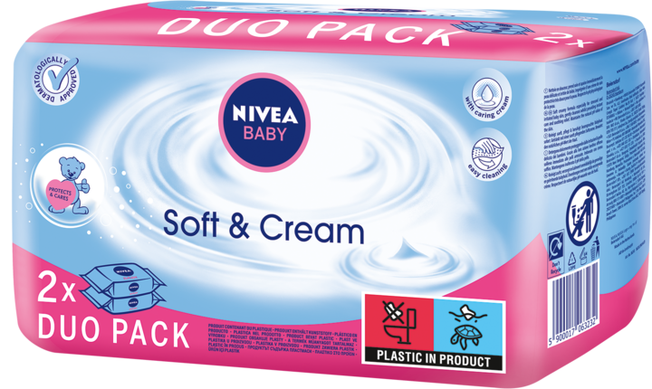 nivea baby chusteczki nawilżane soft & cream rossmann