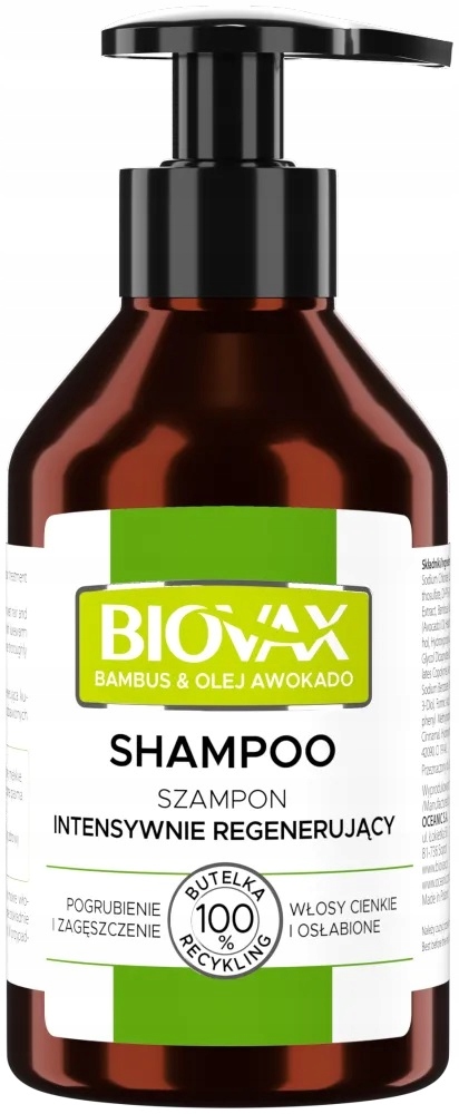 szampon do wlosow biovax bambus opinie