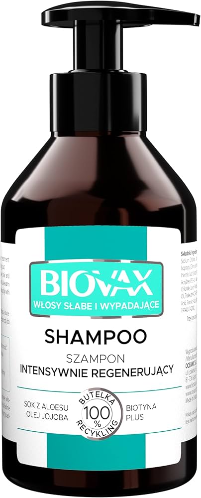 biovax szampon włosy słabe i wypadające