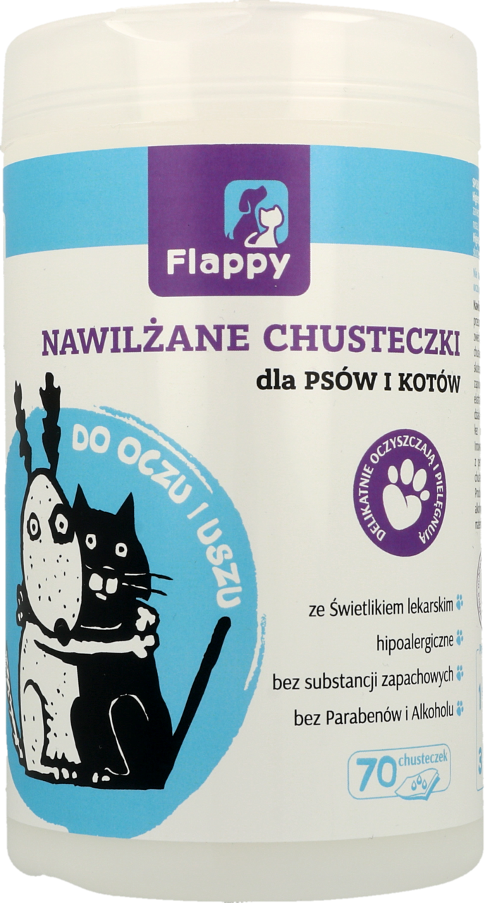 chusteczki nawilżane dla kotów