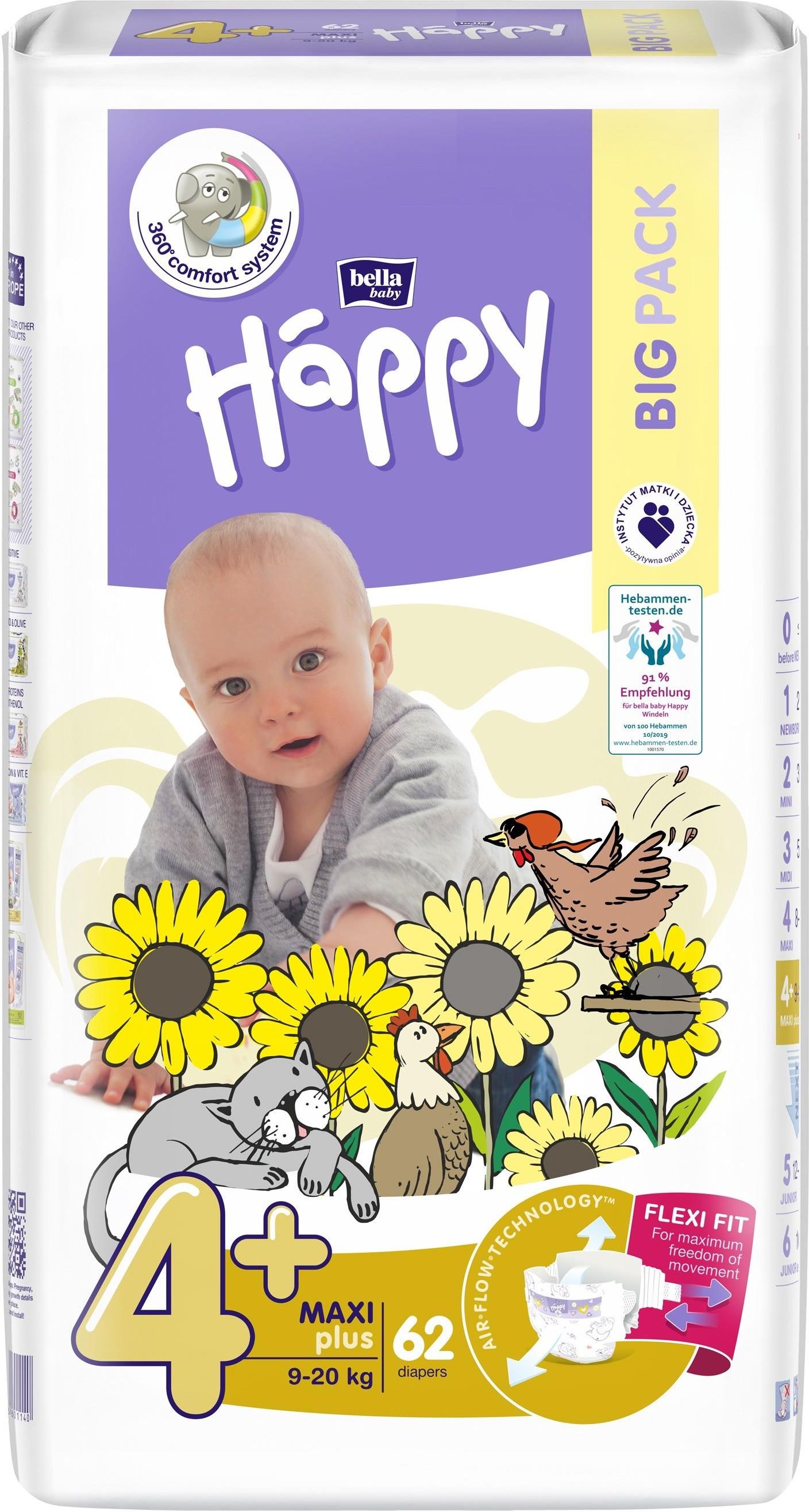 bella happy maxi big pack pieluchy