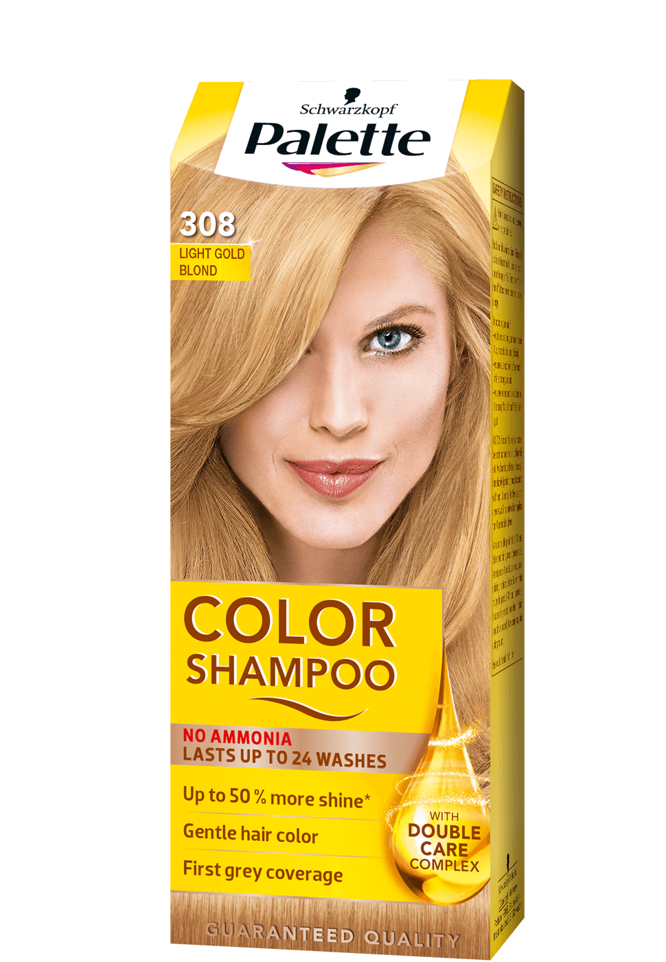 palette color shampoo szampon koloryzujący 308 złoty blond