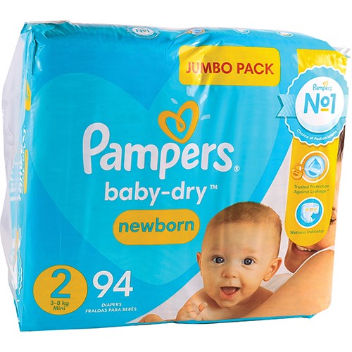 pampers new baby 2 mini 3-6kg giant pack 100szt