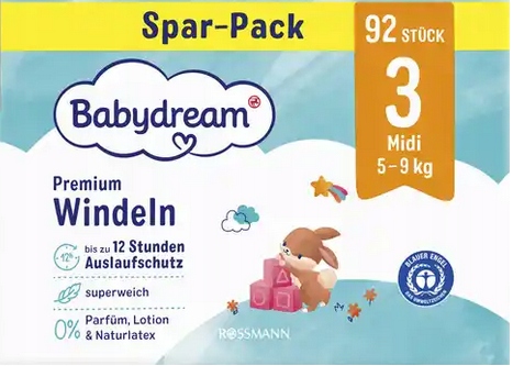 baby dream 3 pieluchy rossmann