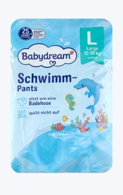 babydream pieluchy large na basen