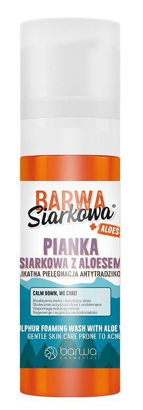 barwa siarkowa pianka do mycia twarzy 150ml