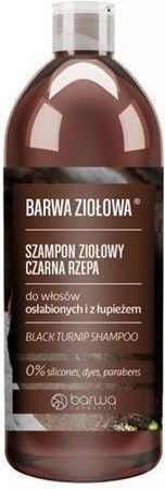 barwa szampon do włosów czarna rzepa