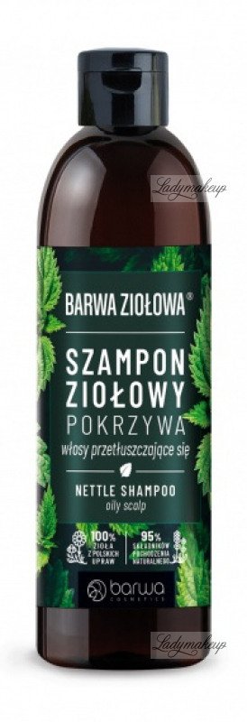 barwa ziołowa szampon pokrzywa do włosów przetłuszczających się