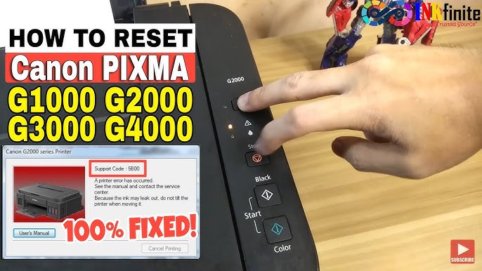 canon pixma g3400 pampers reset