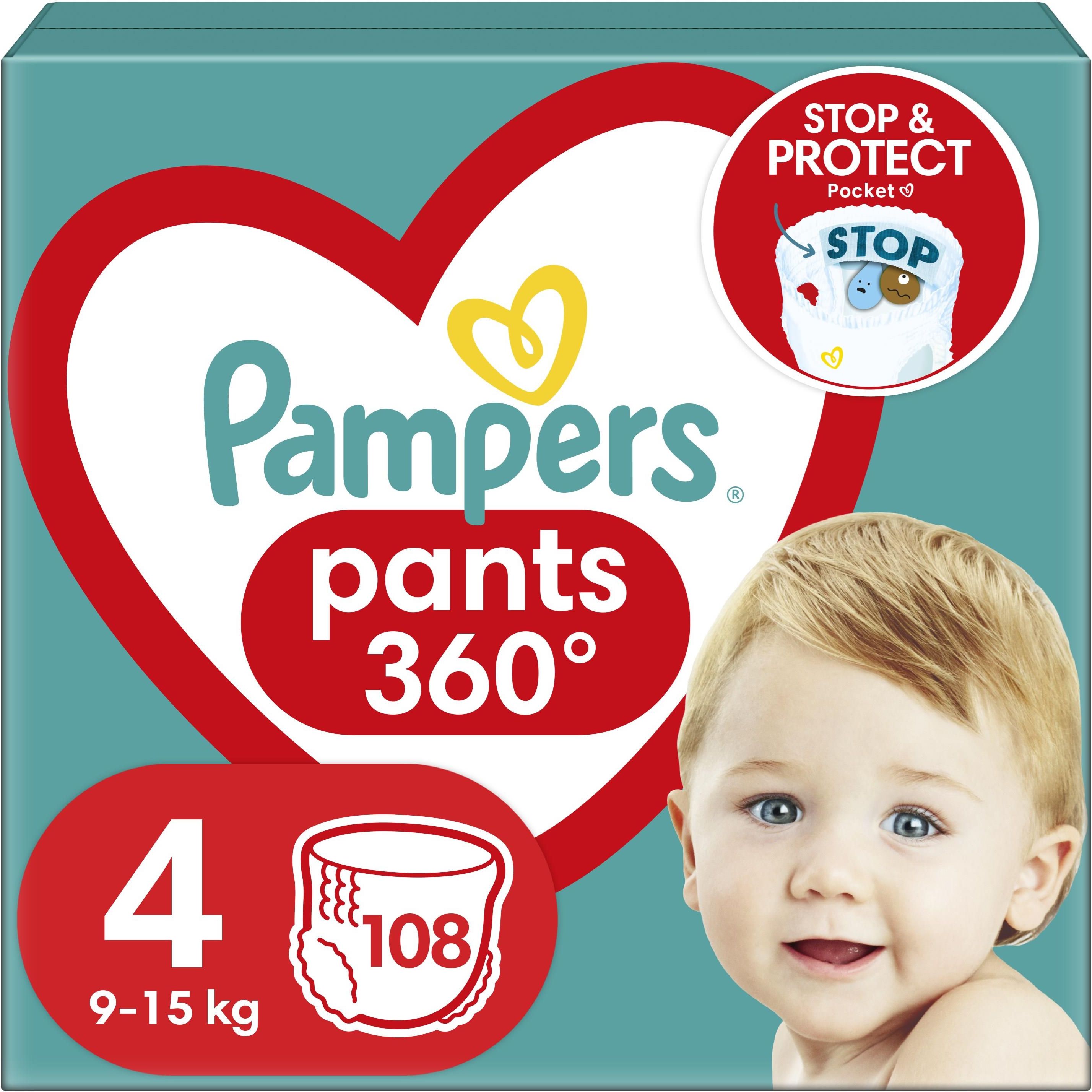 pieluchomajtki pampers 15+ dla 4latka