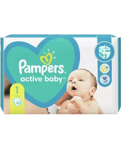 pampers 43 sztuki cena