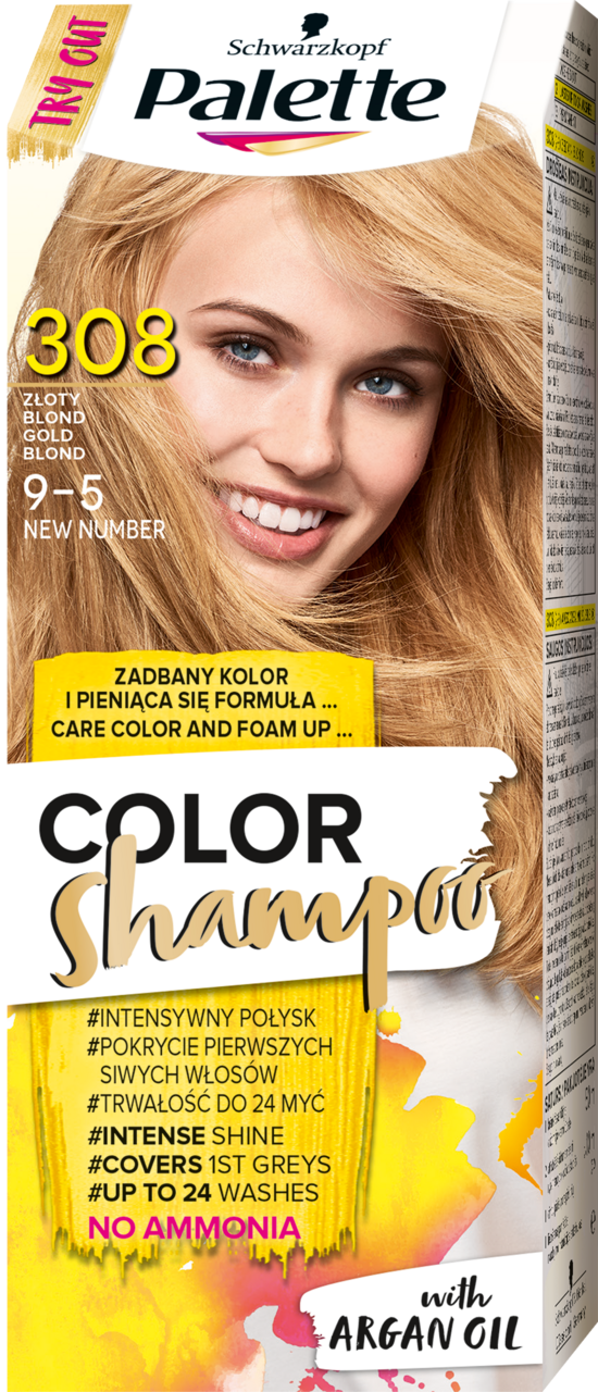 palette szampon koloryzujący orzechowy blond saszetk