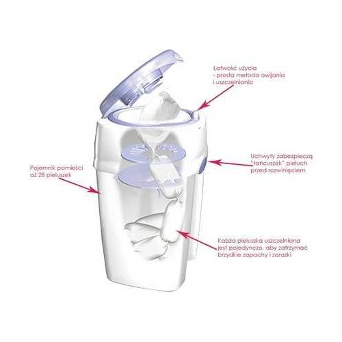 jak działa kosz na pieluchy