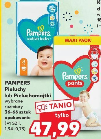 pieluchy pampers 6 promocja kaufland do kiedy