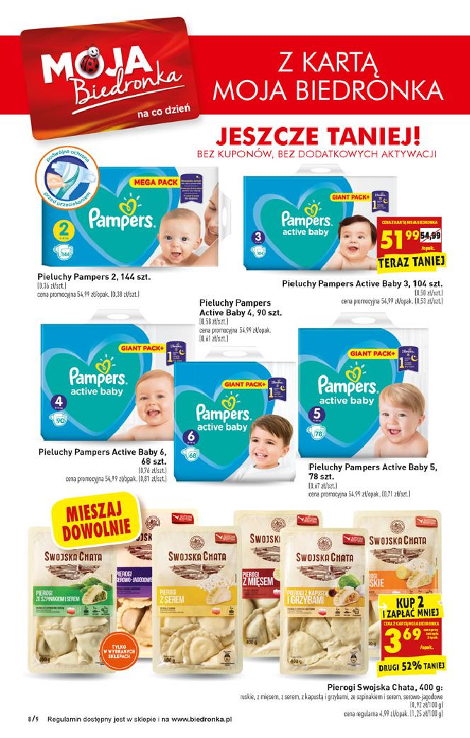 biedronka pampers 2019