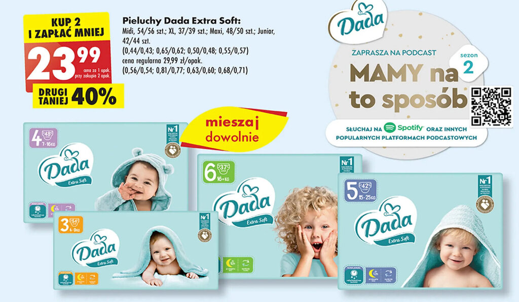 biedronka pampers 29.99