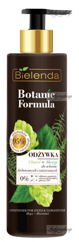 bielenda botanic formula odżywka do włosów chmiel skrzyp 245ml