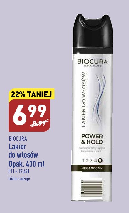 biocura lakier do włosów