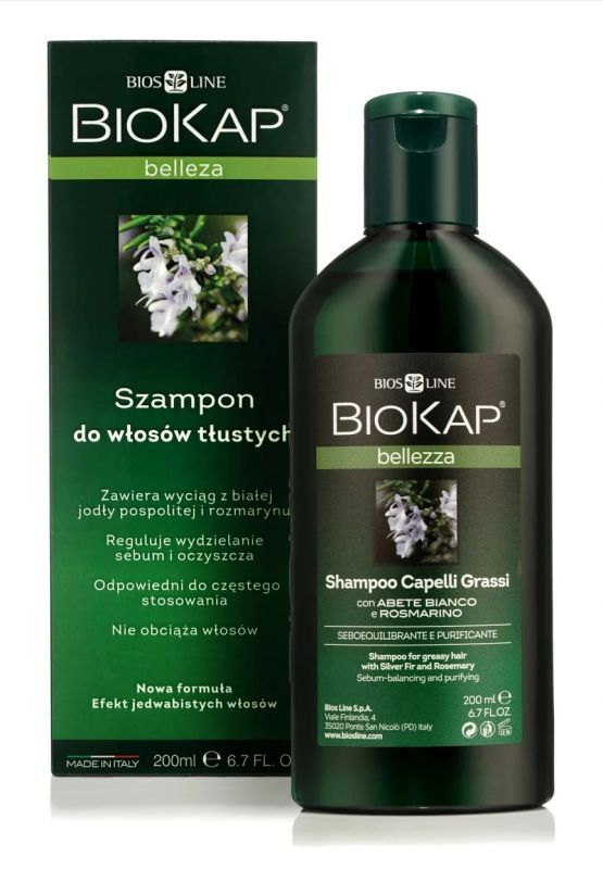 biokap anticaduta szampon przeciw wypadaniu włosów 200 ml