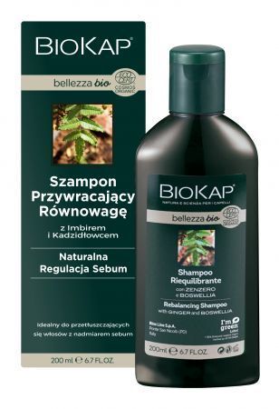 biokap bellezza szampon do włosów tłustych 200 ml