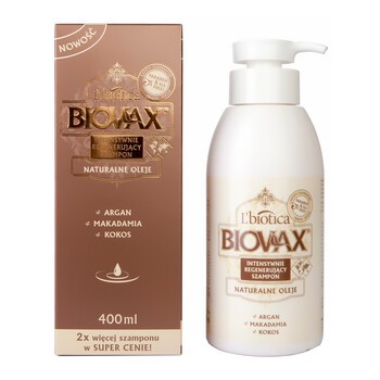 biovax szampon 400 ml naturalne oleje