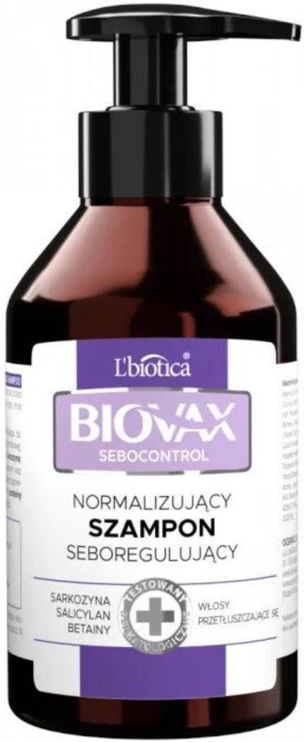 biovax szampon do wlosow przetluszczajacych wizaz