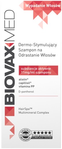 biovaxmed szampon dermostymulujący na odrastanie włosów 200 ml