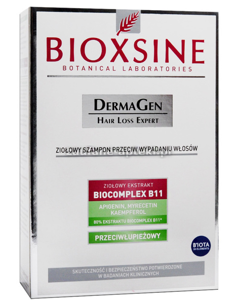 bioxsine dermagen szampon przeciwko wypadaniu włosów przeciwłupieżowy 300 ml