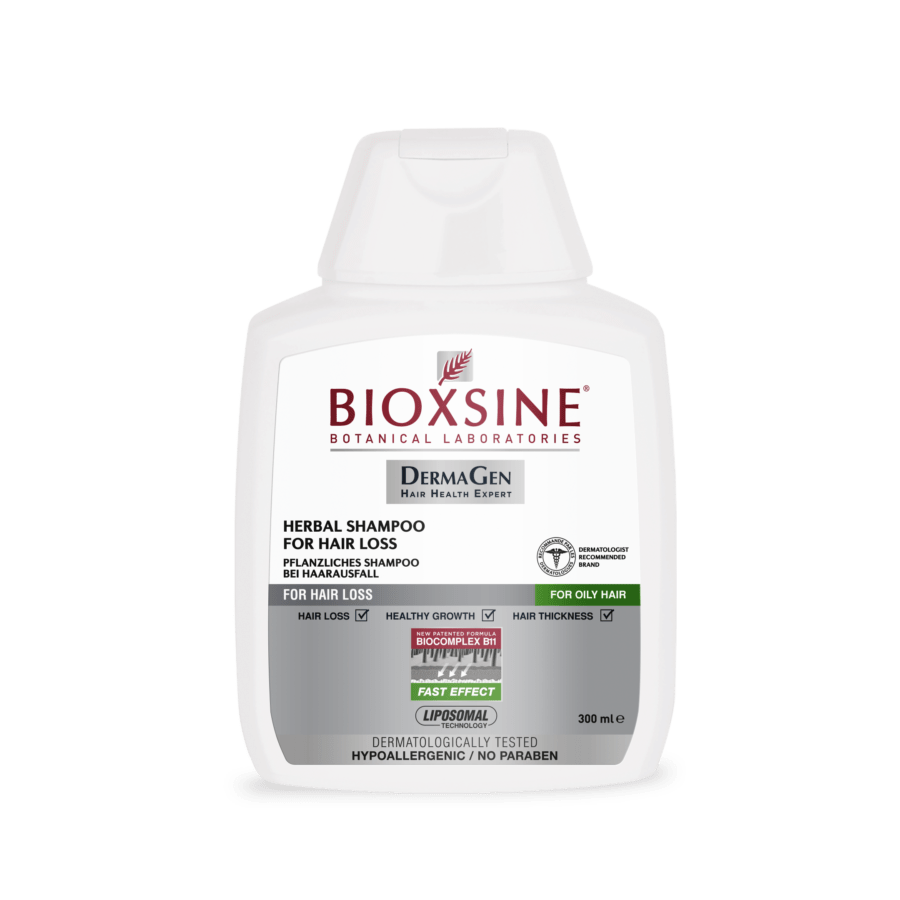 bioxsine ziołowy szampon przeciw wypadaniu włosów 300 ml włosy tłuste