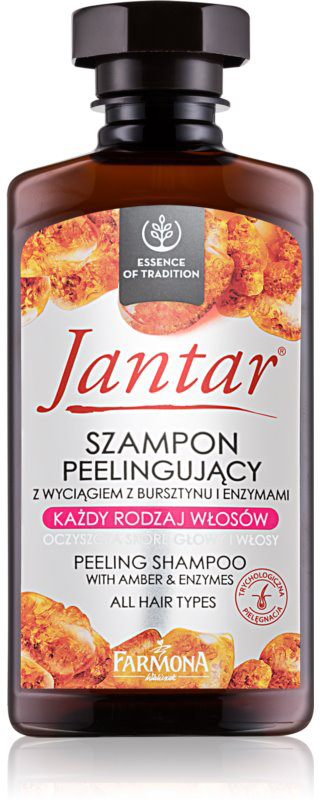 farmona jantar szampon peelingujący do włosów 330ml