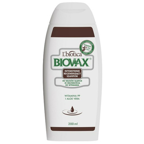 lbiotica biovax szampon do włosów słabych i wypadających 400ml