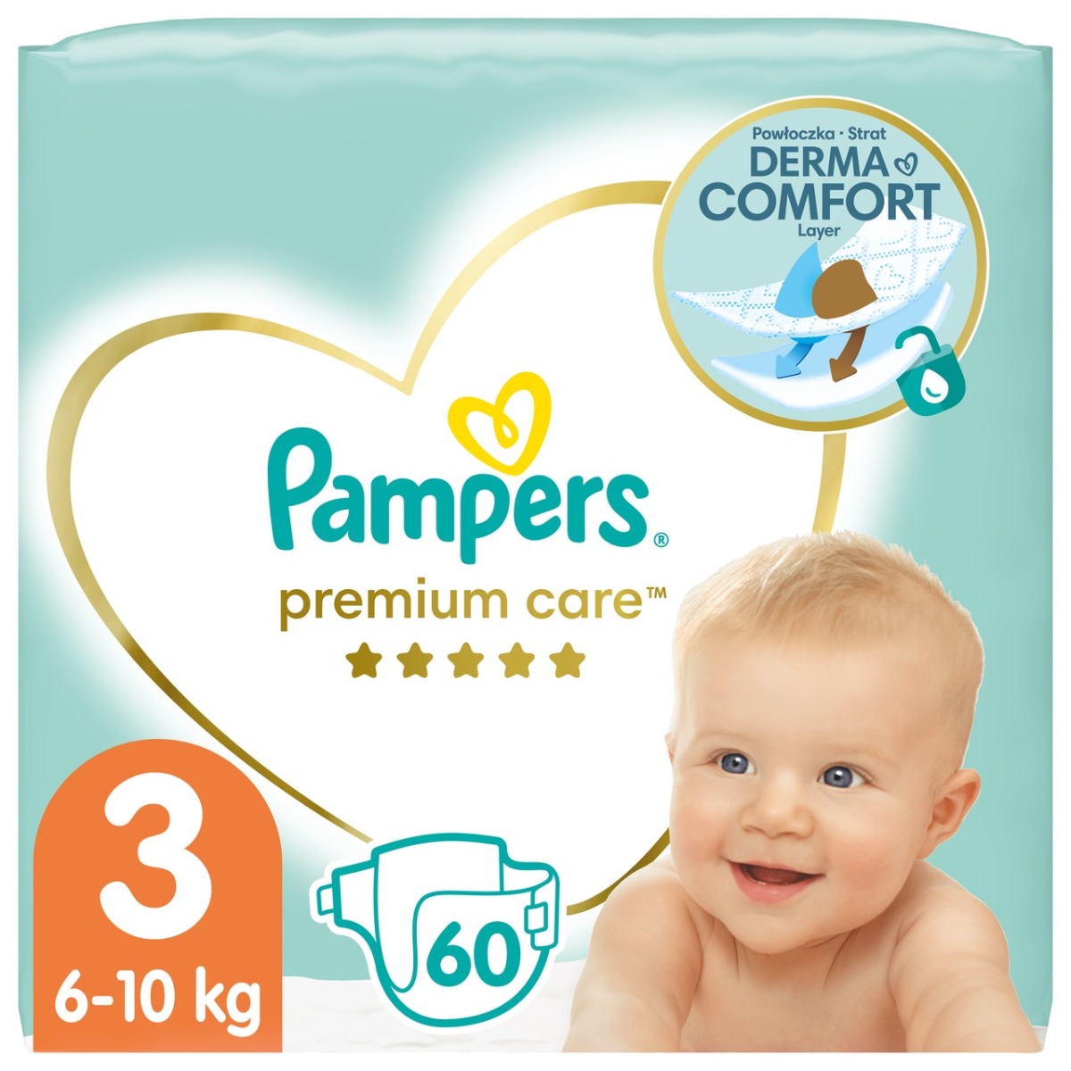 pieluchy pampers premium care 3 80 szt cena